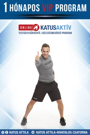 ONLINE KATUSAKTÍV 1 HÓNAPOS (4 hetes) VIP PROGRAM