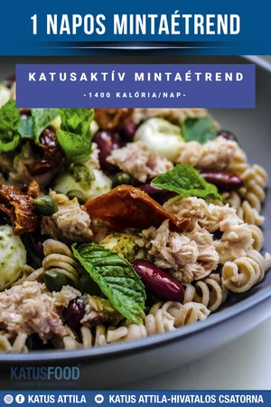 AJÁNDÉK 1 napos 1400 kcal mintaétrend