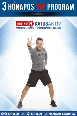 ONLINE KATUSAKTÍV 3 hónapos (12 hetes) VIP program