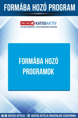 Online FORMÁBA HOZÓ KATUSAKTÍV Program