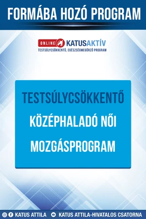 Női Testsúlycsökkentő Középhaladó Mozgásprogram
