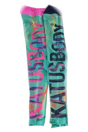 Hosszúnadrág vonalmintás kék vagy pink felirattal