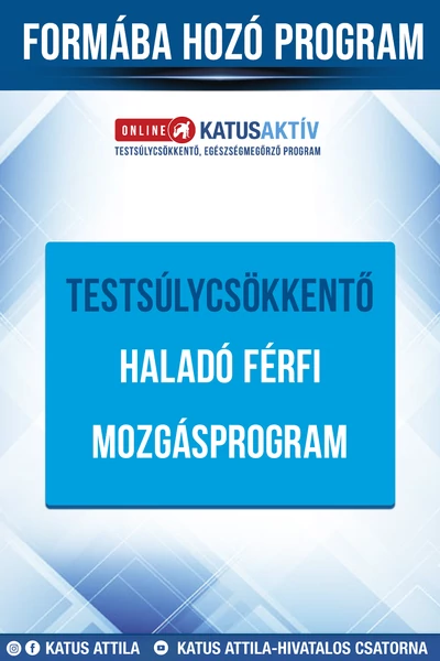 Férfi Testsúlycsökkentő Haladó Mozgásprogram